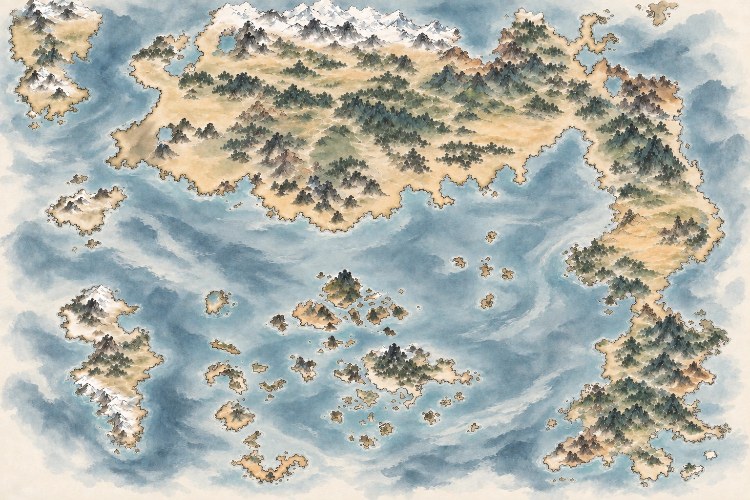 《一念千界》人界世界总览地图