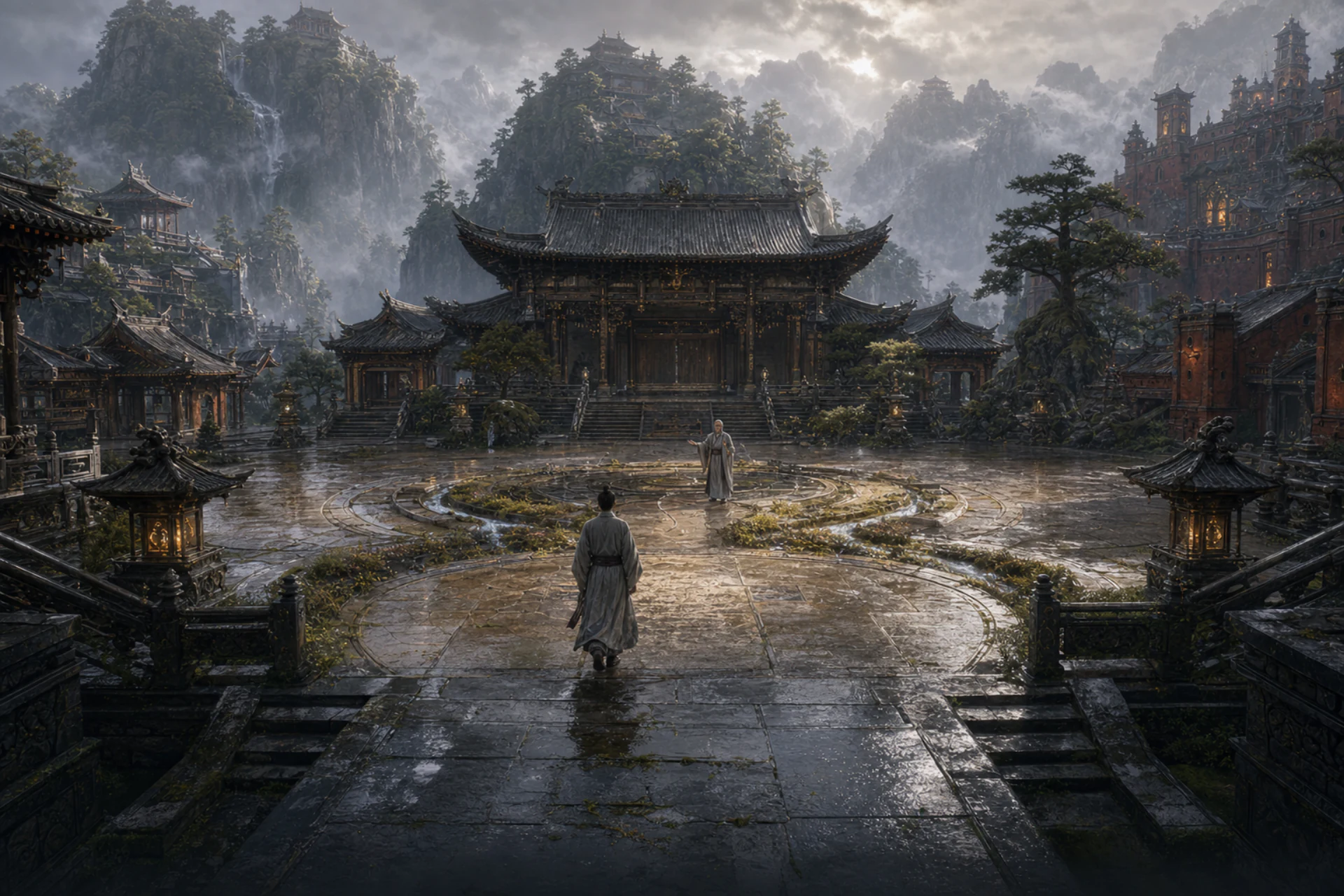天衍圣地中宫演法台